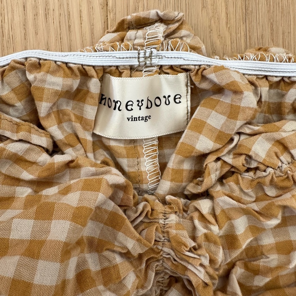 Honeylove Vintage Checkered Top
